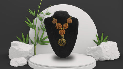 Shakti Vijaya Rudraksha Mala Combination of Nepali 4,5 & 6 Mukhis and 7 & 8 Mukhis are Indonesian Rudraksha