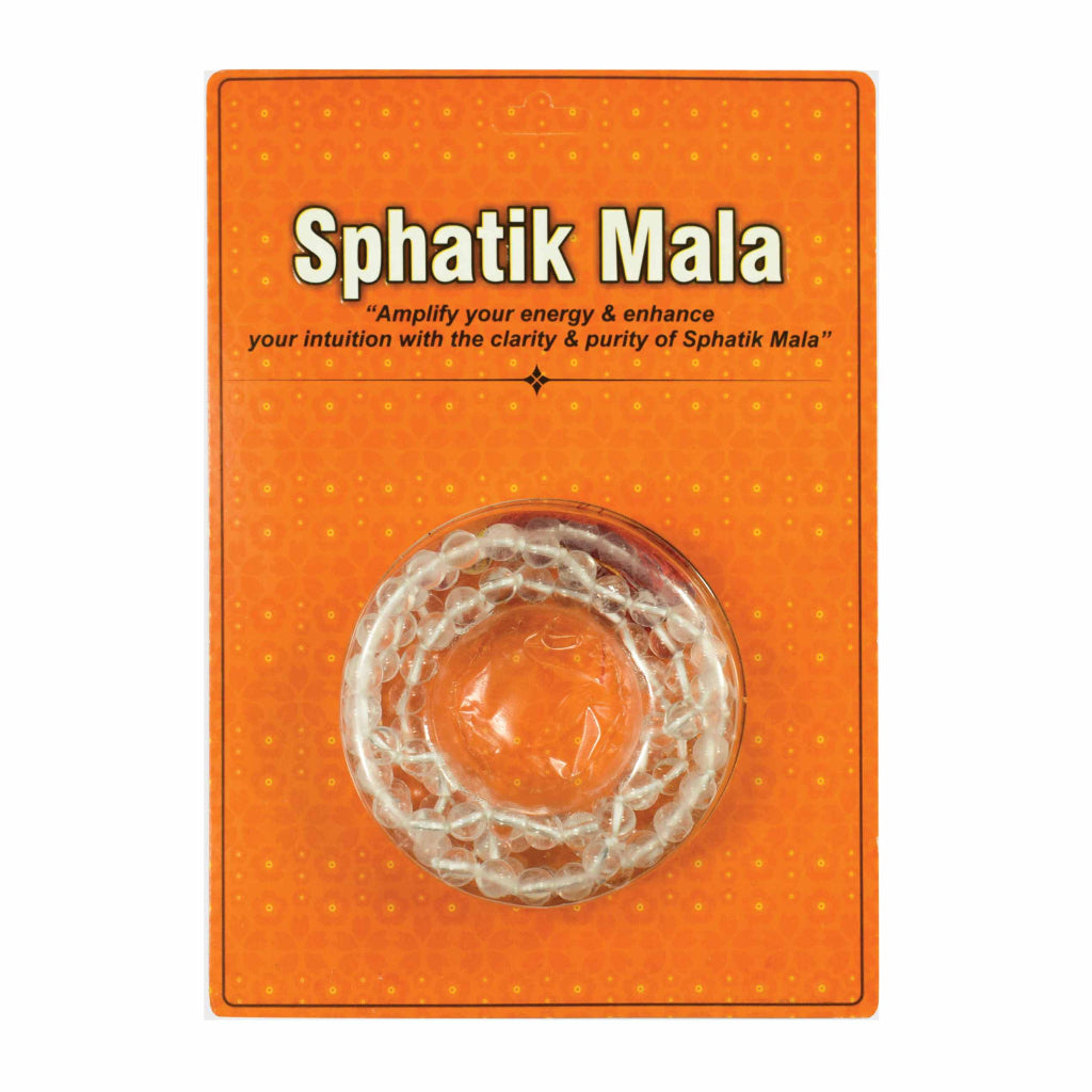 Diamond cut Sphatik Mala