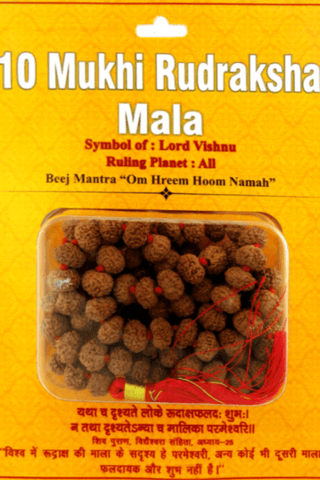 10 Mukhi Rudraksha Mala